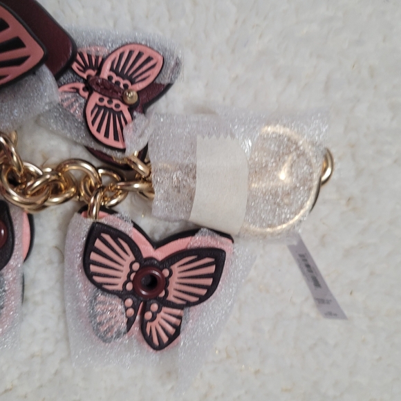 Coach Butterfly Keychain Bag Charm - Picture 5 of 5